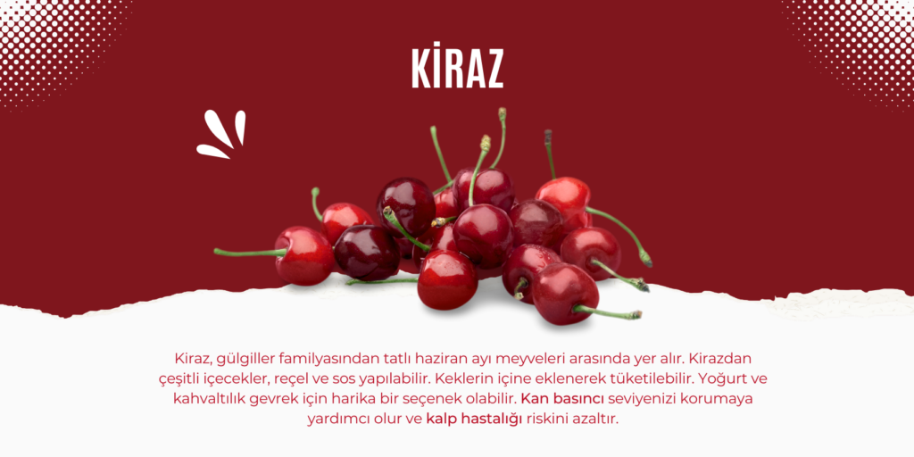 Haziranda ne yenir. Kiraz